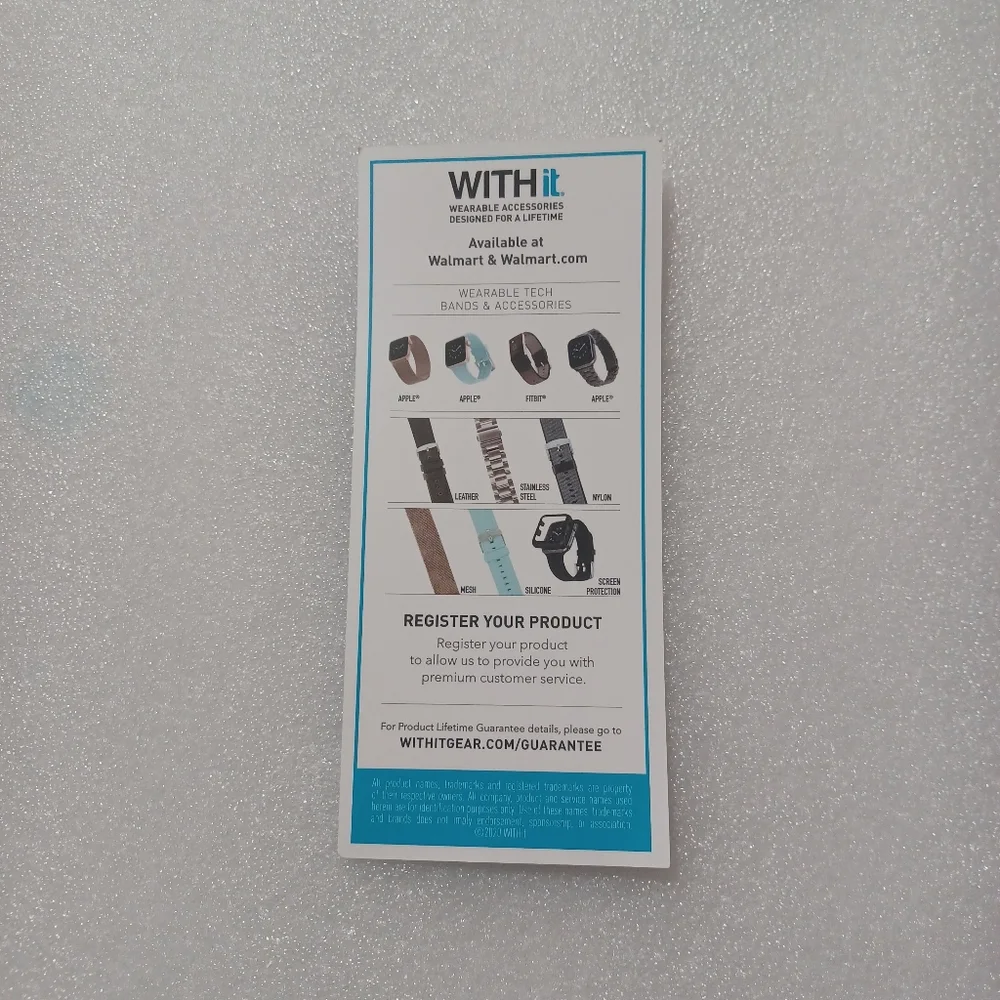 WITH it Stainless Steel Mesh Band Black